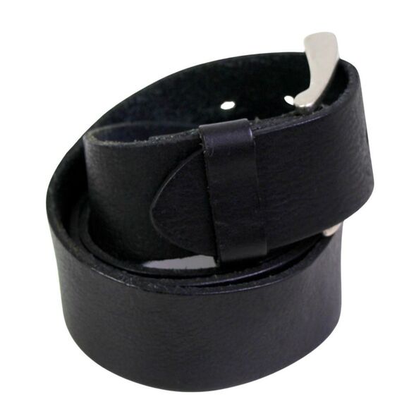 Levi's SADDLE BLACK GENUINE LEATHER 1 1/2"Wd DRESS CASUAL MEN'S BELT Sz 40 (47D - Picture 5 of 13